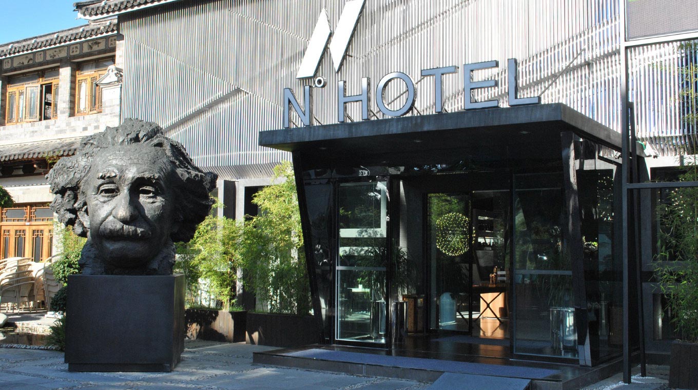 大理N度酒店藝術涂料工程案例